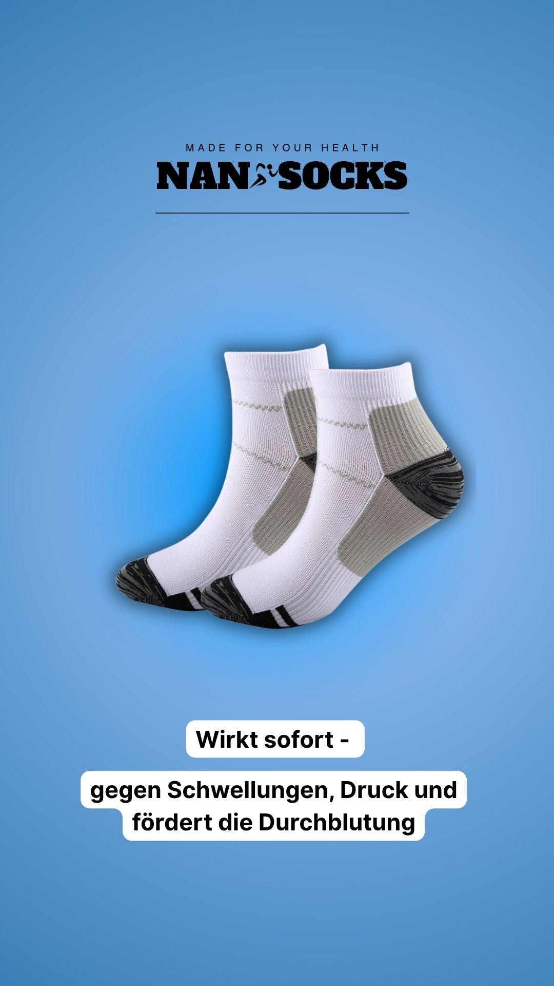 NanoSocks FußVital Pro – Spürbare Entlastung ab dem ersten Schritt